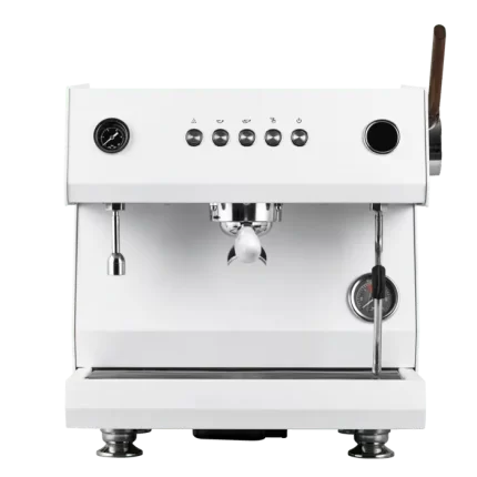 Budan Maestro Semi Automatic Coffee Machines in White