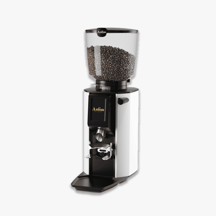 Anfim Luna Coffee Grinders, Specialty Cafe 95 x 580 x 371 mm in Black, White