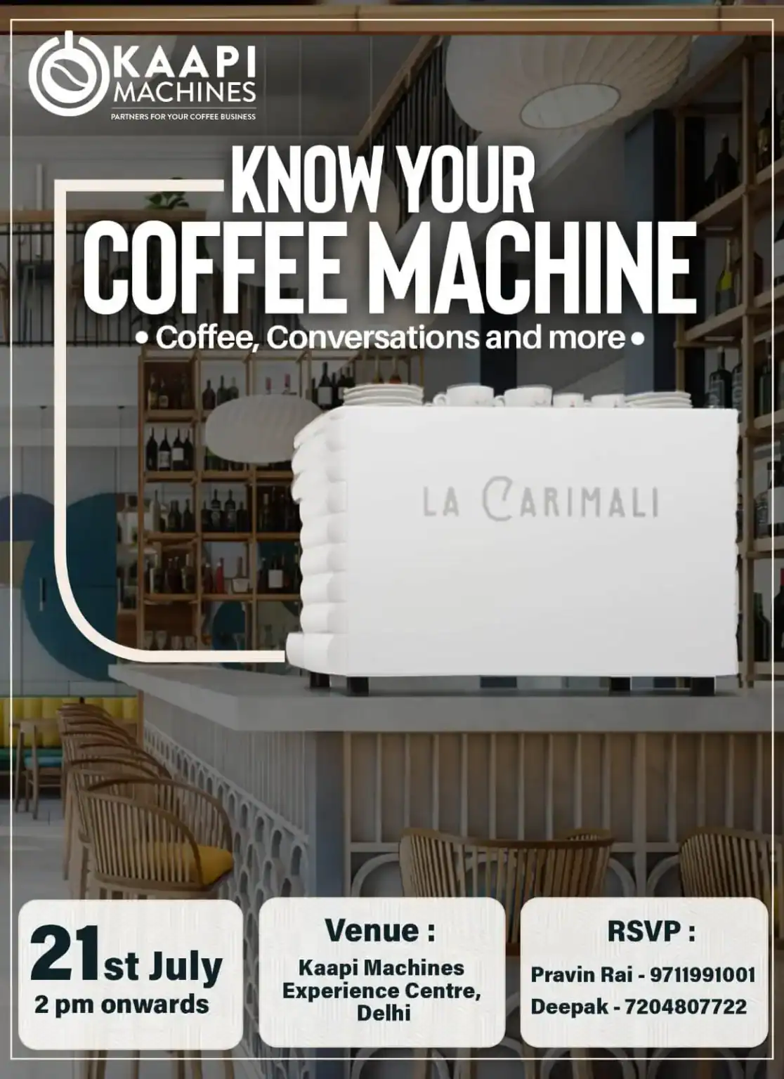 Know your coffee machine