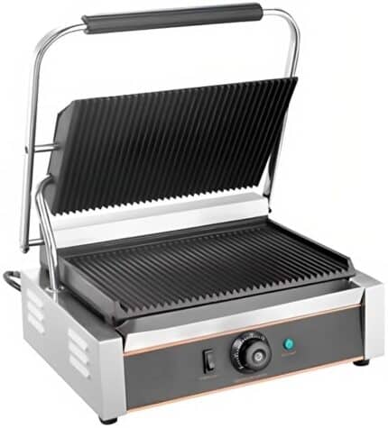 Heavy-Duty Cast Iron Panini Grill (High-Output)
