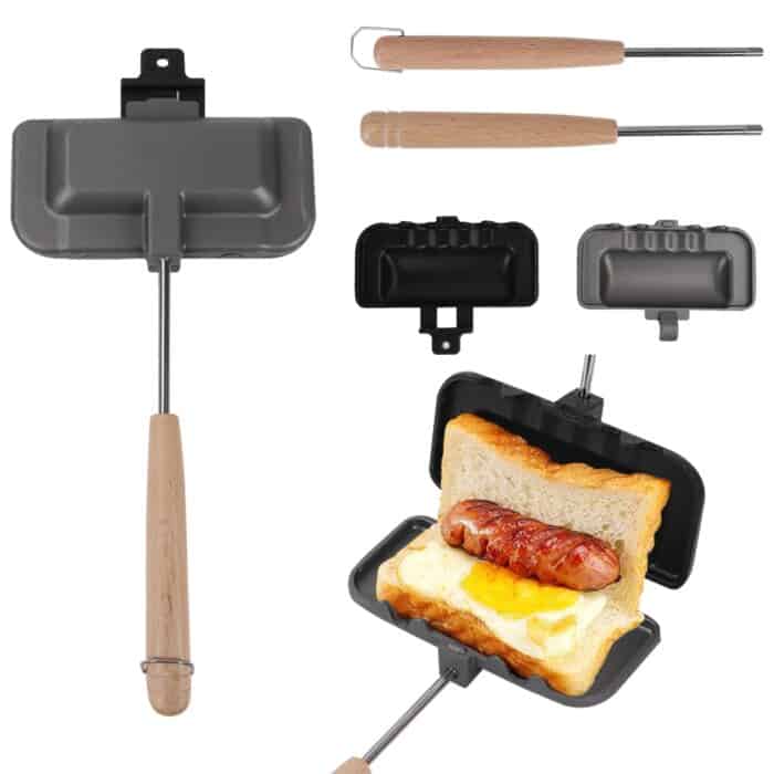 Double-Side Rotating Sandwich Griller