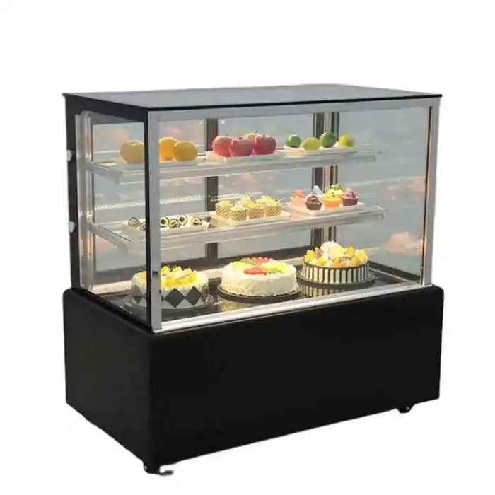 LED-Lit Bakery Counter with Digital Temperature Control