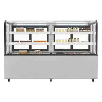 Mobile Cake Display Counter (With Lockable Wheels)