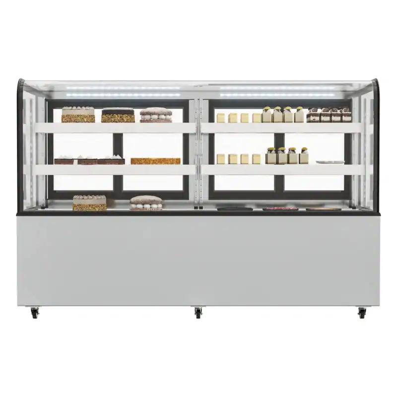 Mobile Cake Display Counter (With Lockable Wheels)