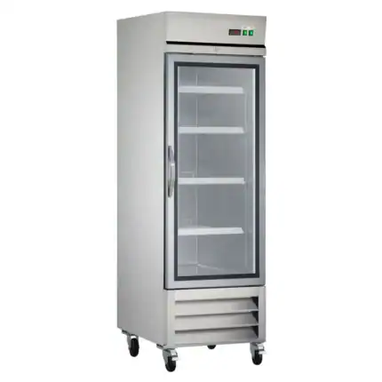 Reach-In Upright Refrigerator (Single Glass Door)