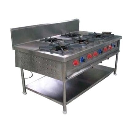Multi-Deck Gas Range (5+ Burners, Industrial Use)