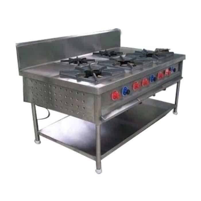 Multi-Deck Gas Range (5+ Burners, Industrial Use)